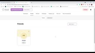 Add a Friend (Beanstack Website)