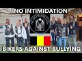 BIKERS AGAINST BULLYING (BELGIUM) - NO INTIMIDATION CLUBHOUSE #VZWNoIntimidation #love #respect