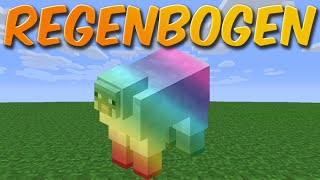 Minecraft Schaf in Regenbogenfarben färben