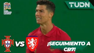 Seguimiento Cristiano Ronaldo | Con la pólvora mojada en Lisboa | Portugal 2-0 República Checa |TUDN