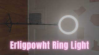 Erligpowht Selfie Ring Light Review | Upgraded Dimmable Led Ring Light with Remote