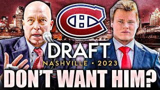 UNFORTUNATE UPDATE… HABS DON'T WANT TO DRAFT MATVEI MICHKOV? EVEN AT 5TH OVERALL? Montreal Canadiens