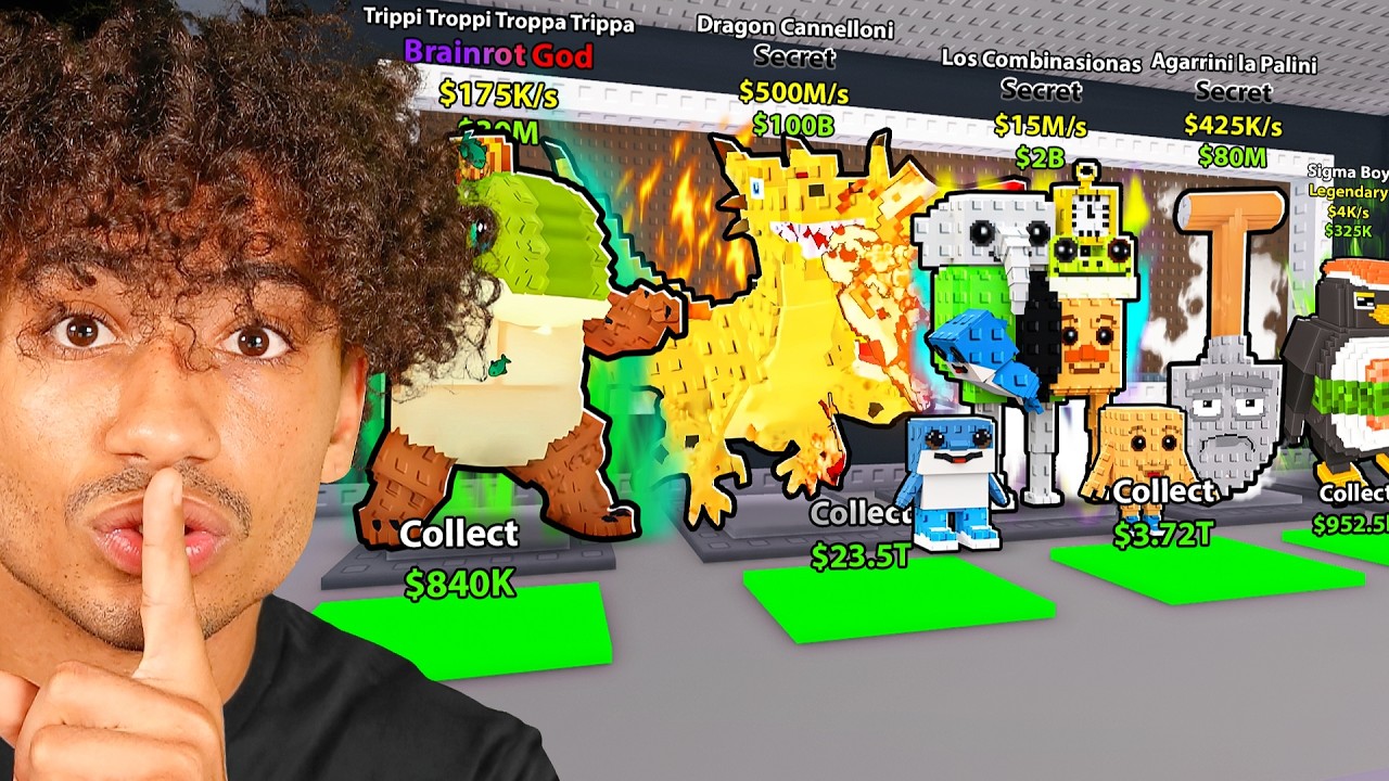 I Stole The 12 Newest Brainrots Videoblogs