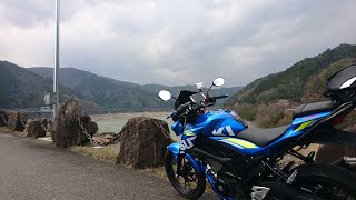 [GSX-S125] Japan Gifu Touring Head south on Route 86 to Iwaya Dam [POV]