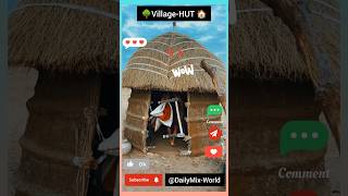 How to Make a 🛖 झोपड़ी : A Lesson in Village Life #shorts #village #viral