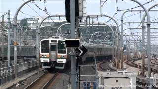 【HD】JR東日本211系 赤羽駅 / JR East Series211 @Akabane [2012.07.27]