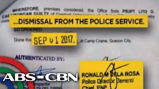 Bandila: Dating opisyal ng PNP Crime Lab, sibak sa serbisyo dahil sa droga