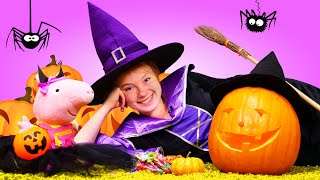 Peppa Wutz und Baby Born feiern Halloween - Kindervideo auf Deutsch