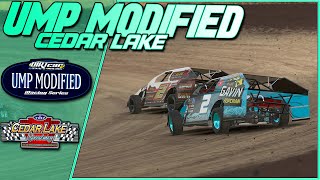 UMP Modified Series - Cedar Lake Speedway - iRacing Dirt