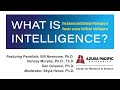 CRIS Lecture - What is Intelligence?