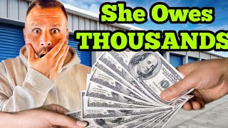 She Owes Thousands Of Dollars But Hid It In A Storage Unit