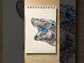 Shimo drawing | how to draw shimo | drawing shimo | shimo transitioning #art #transition #godzilla