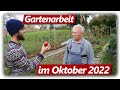 Gartenarbeit Oktober 2022 | Beete abernten im Gemüsegarten mit Hochbeeten & Vorgarten Ernte