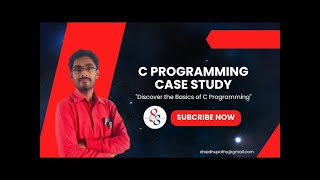 C Programming Case Study / #SNSInstitutions/#SNSDesignThinkers/#DesignThinking / @Dr.P.Sedhupathy