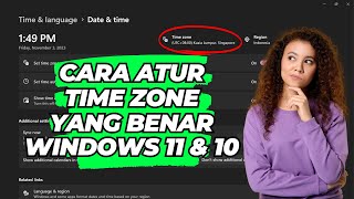 Cara Atur Time Zone (Zona Waktu) Yang Benar di Windows 11 dan 10