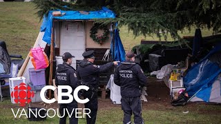 South Vancouver-area tent encampment dismantled