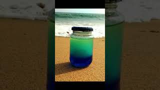 കുപ്പിക്കുള്ളിലെ സമുദ്രം🌊 || Ocean in a Bottle || DIY Minature Craft || ritZone