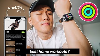 Fitness trainer tests Apple Fitness+