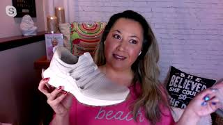 Ryka Knit Slip-On Sneakers with ACTIVfoam -Jumpstart Lace on QVC