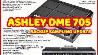 TUTORIAL BACKUP SAMPLING AHSLEY DME 705 DETAIL LENGKAP