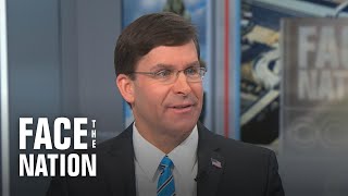 Mark Esper says he "didn't see" specific evidence showing Iran planned to strike 4 U.S. embassies