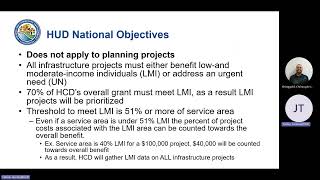 '23 Mitigation Resilient Infrastructure, '23 & '24 CDBG DR (DR INF) & (MIT RIPP) Program Webinar