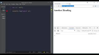 The typeof operator in JavaScript