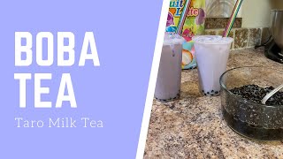 Boba Tea // Taro Milk Tea // Bubble Tea // Tapioca // Tapioca Pearl