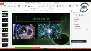 07 PowerPoint Tricks  How to add Title Text on image || Saving Image without Background