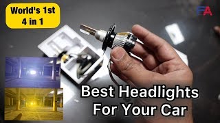 Best Headlights for Your Car. Boslla 4 in 1 Headlights