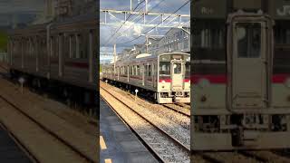 観音寺駅4番のりばに到着する7200系！伊予西条行き【HDR ゆる鉄ショート動画】shorts