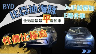 香港最平嘅電動車兩款點揀？比亞迪海豚性價比極高?!入手前要知依幾件事[電動車誌#18]