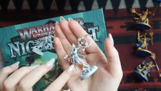 ASMR 😃 My Warhamer 40k Collection 😃 Hand Movements - Whispers - Tapping - Paper 😃