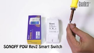 SONOFF POW R2 WiFi Smart Light Switch - GearBest.com