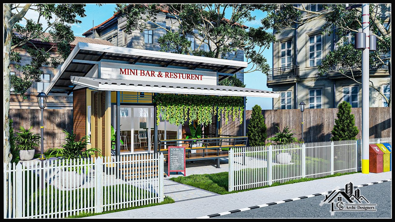Ep 09 Mini Bar Design 01 ёяшкёяфе Mini Bar Resturent Concept Design 3d