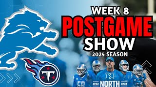 Detroit Lions Week 8 Postgame Show: Tennessee Titans