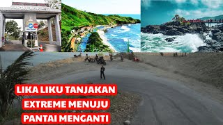 Jalan extreme menuju pantai menganti KEBUMEN