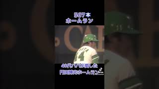 今は亡き門田博光の美しいホームラン🥎