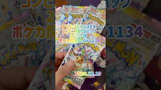 【ポケモンカード開封】テラスタルフェスex コンビニ残り8パック 2パック目  ポケカ開封DAY1134