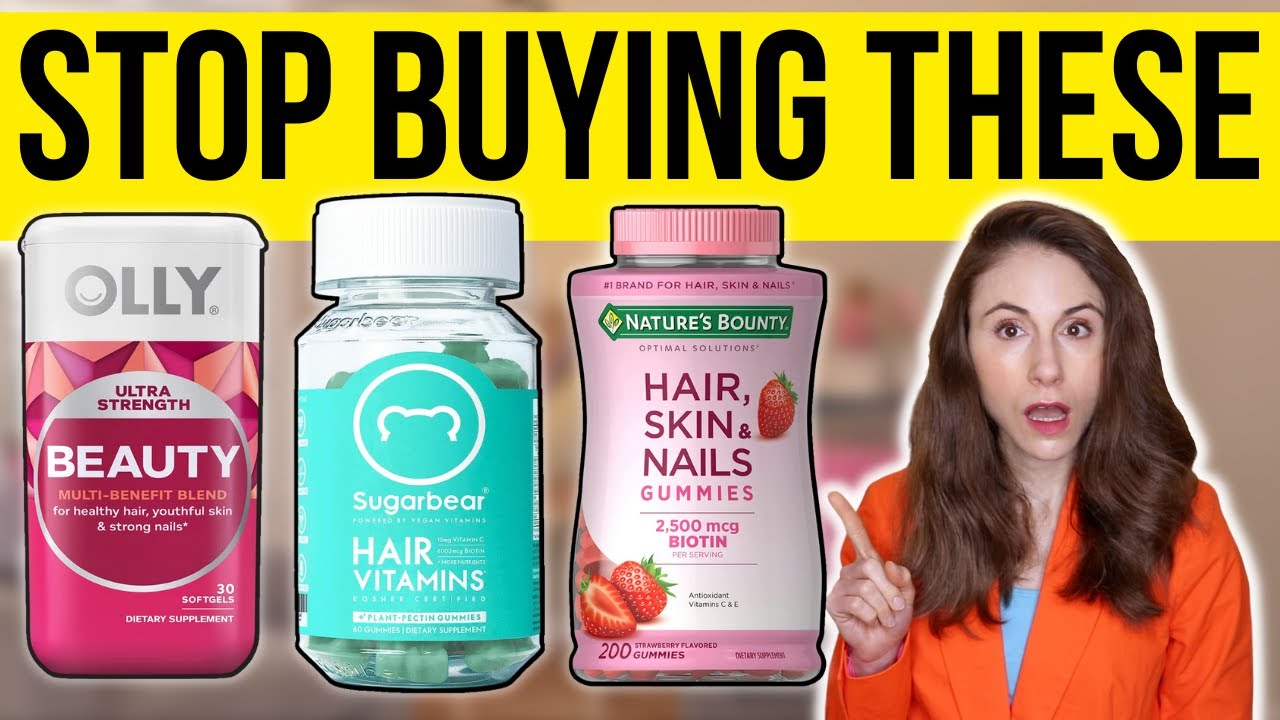 THE TRUTH ABOUT HAIR, SKIN, AND NAIL VITAMINS | Dermatologist - YouTube