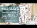 Card Making made Simply! | P13 6x6 Paper Pad | Time to Relax | Card Making Made Simple Tutorial