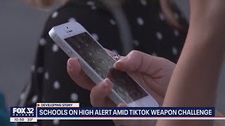 Chicago area schools on high alert amid TikTok weapon challenge