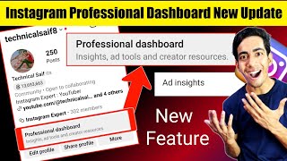 Instagram Professional Dashboard Insights Ad Tools Creator Resources New Update | Ad Insights