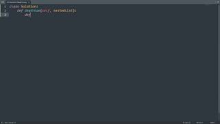 Leetcode 339. Nested List Weight Sum in Python | Python Leetcode | Python Coding Tutorial | ASMR