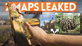 SOLOMAN ISLANDS & Al Marj Encampment: 2 NEW MAPS Leaked 🤩 Battlefield 5 (More Update 5.2 Info)