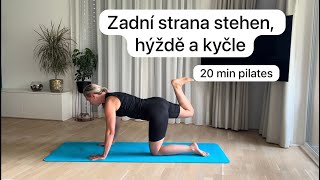 Stehna, hýždě a kyčle - 20 minut pilates