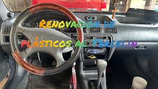 Toyota Tercel 1995 renovando los plásticos | Javi545Motors