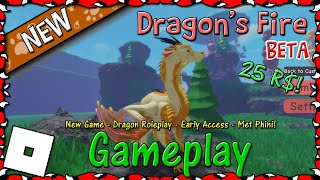 ROBLOX | New Dragon's Fire BETA - Early Access (25R$) #1 - HD