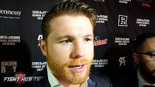 CANELO ALVAREZ "IF PEOPLE WANT TO SEE ME FIGHT GENNADY GOLOVKIN AGAIN, I'LL DO IT!" -CANELO VS GGG 3