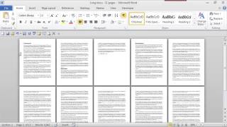 How to Select the Entire Document : MS Word Skills